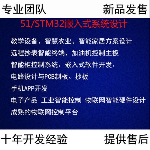 物联网智能控制设计软件研发物联网电子产品项目定制